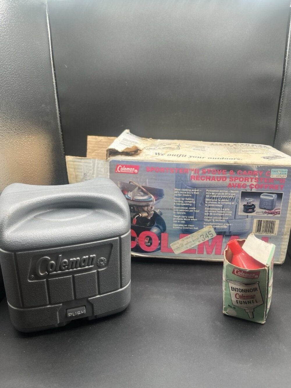 Coleman Model 508A700C Camping Survival Stove With Case And Funnel ✅